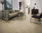 Herringbone dryback natural sfeer