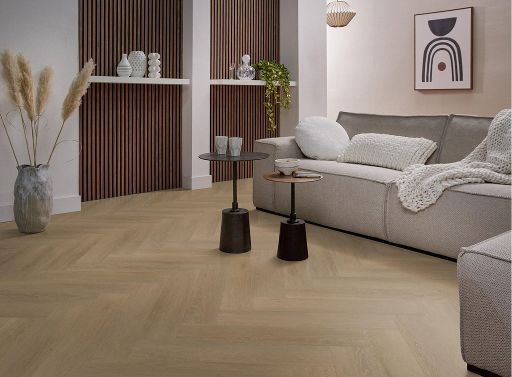 Herringbone dryback sun kissed sfeer