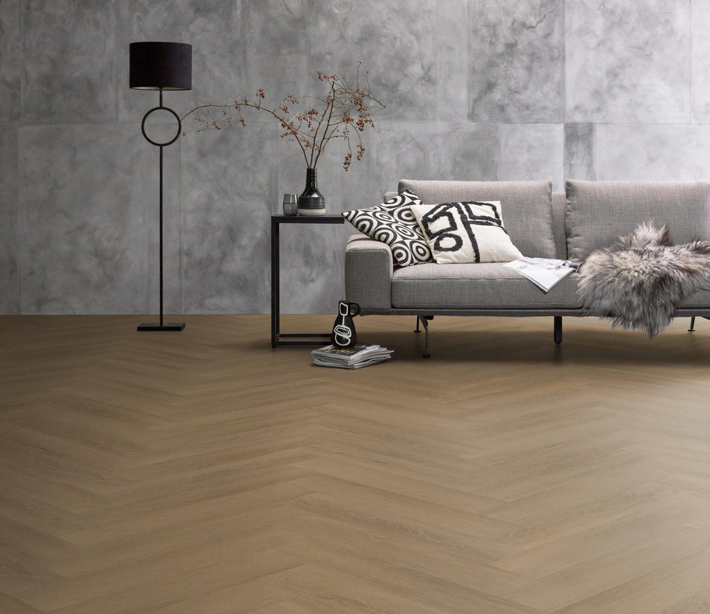 Herringbone dryback sun kissed sfeer