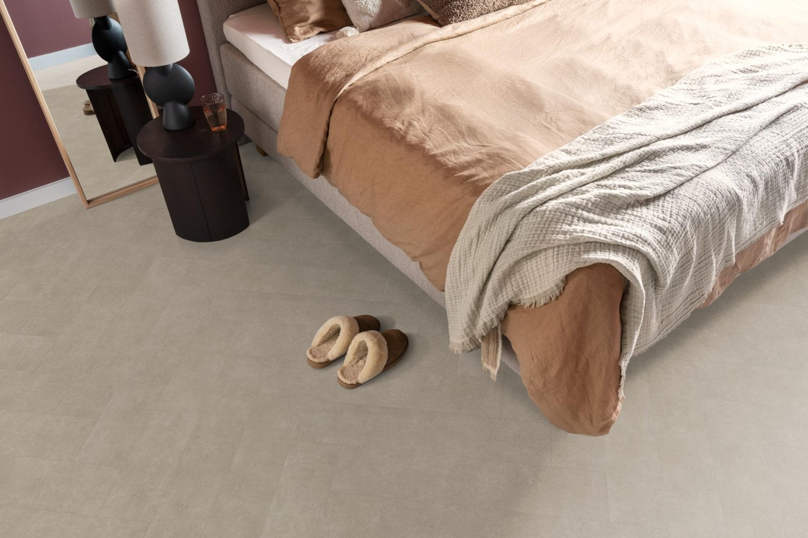 Herringbone dryback sand sfeer