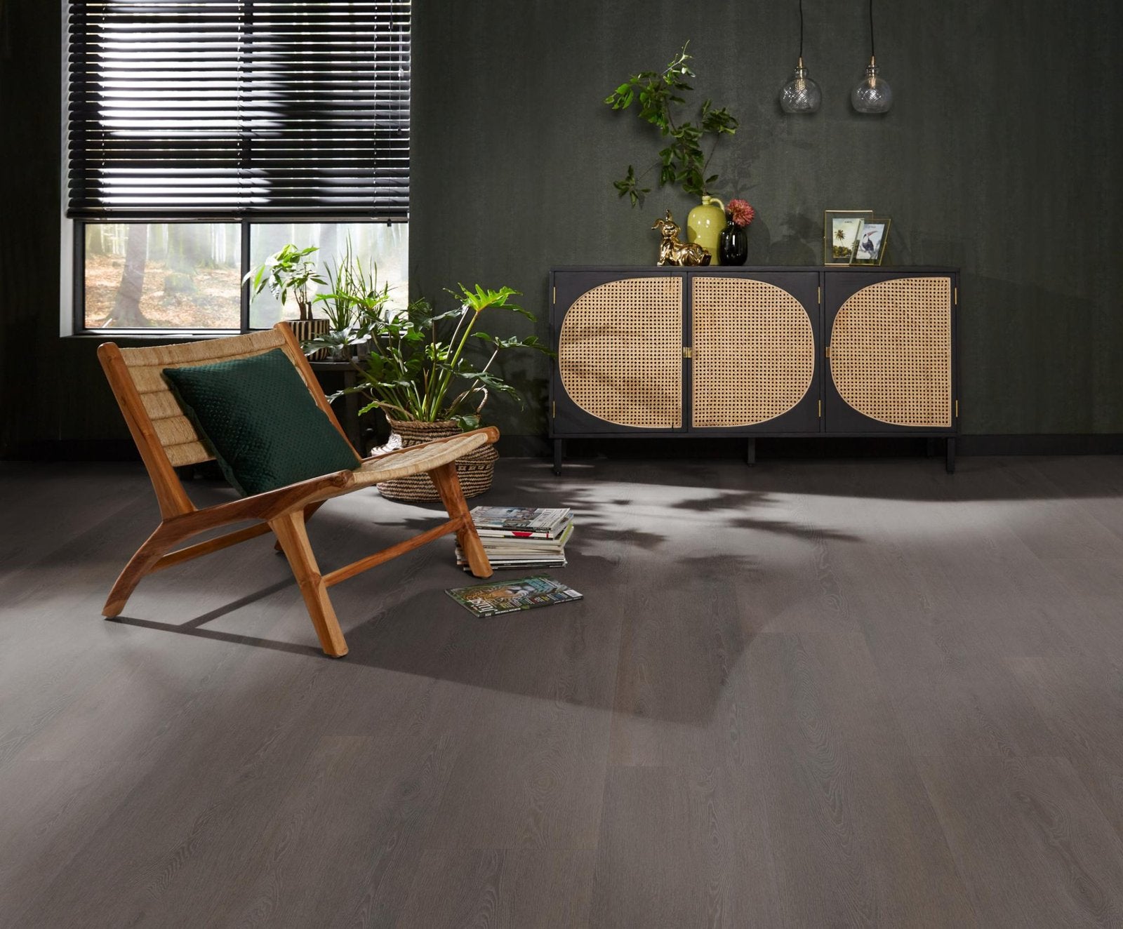 Wide board click SRC charcoal sfeer
