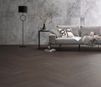 Herringbone click SRC charcoal sfeer