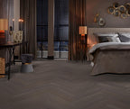 Herringbone click SRC charcoal sfeer