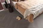 Herringbone click SRC charcoal sfeer