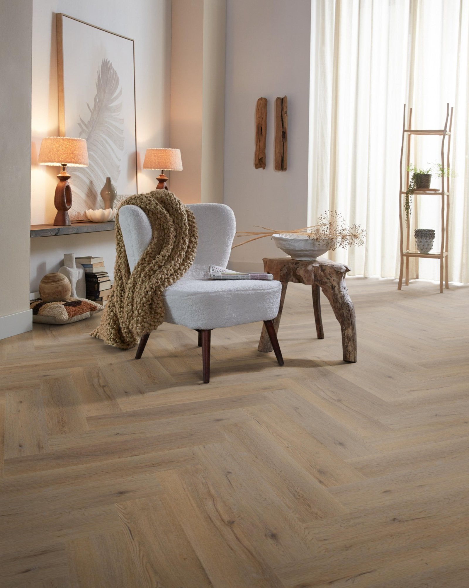 Spigato Vivero visgraat dryback smoky sfeer