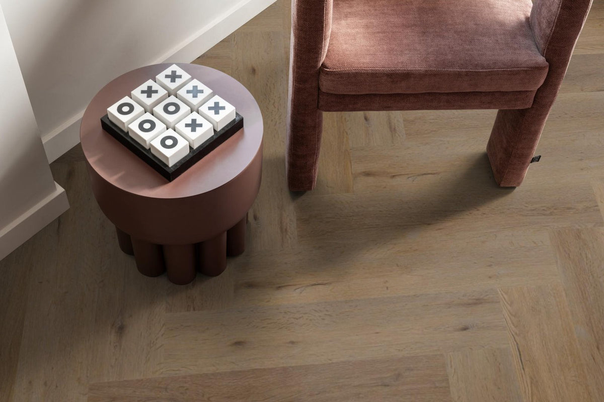 Spigato Vivero visgraat dryback smoky sfeer
