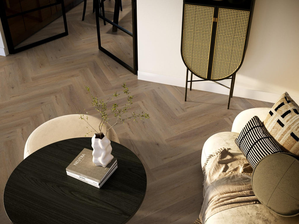 Spigato Vivero visgraat dryback smoky sfeer