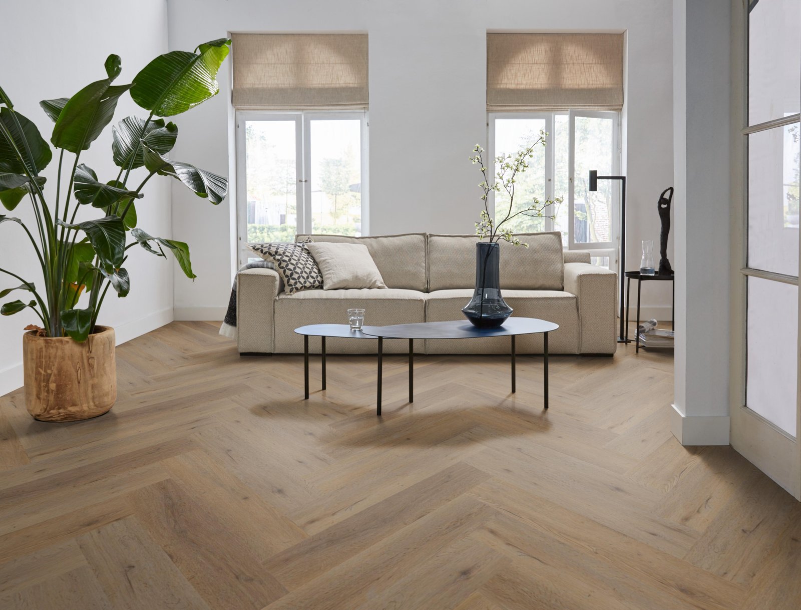 Spigato Vivero visgraat dryback smoky sfeer