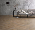 Spigato Vivero visgraat dryback natural oak sfeer