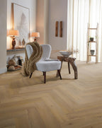 Spigato Vivero visgraat dryback dark oak sfeer
