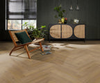 Spigato Vivero visgraat dryback dark oak sfeer