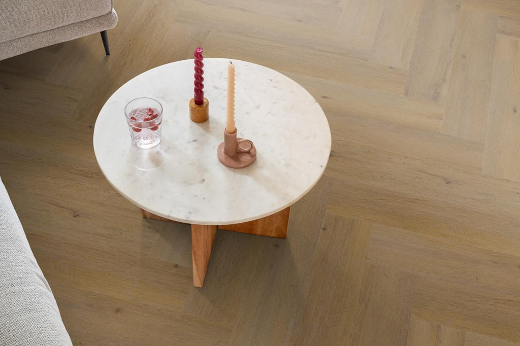 Spigato Vivero visgraat dryback dark oak sfeer