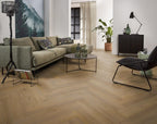 Spigato Vivero visgraat dryback dark oak sfeer