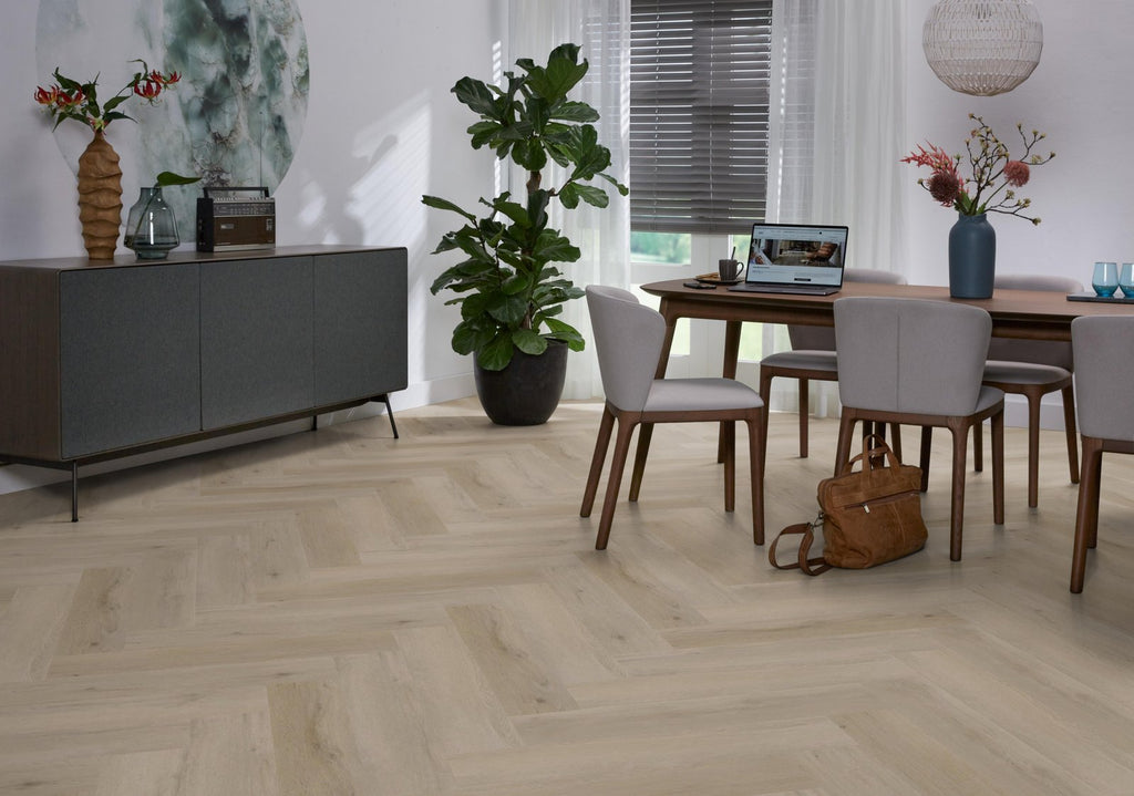 Spigato Vivero visgraat click SRC light oak sfeer