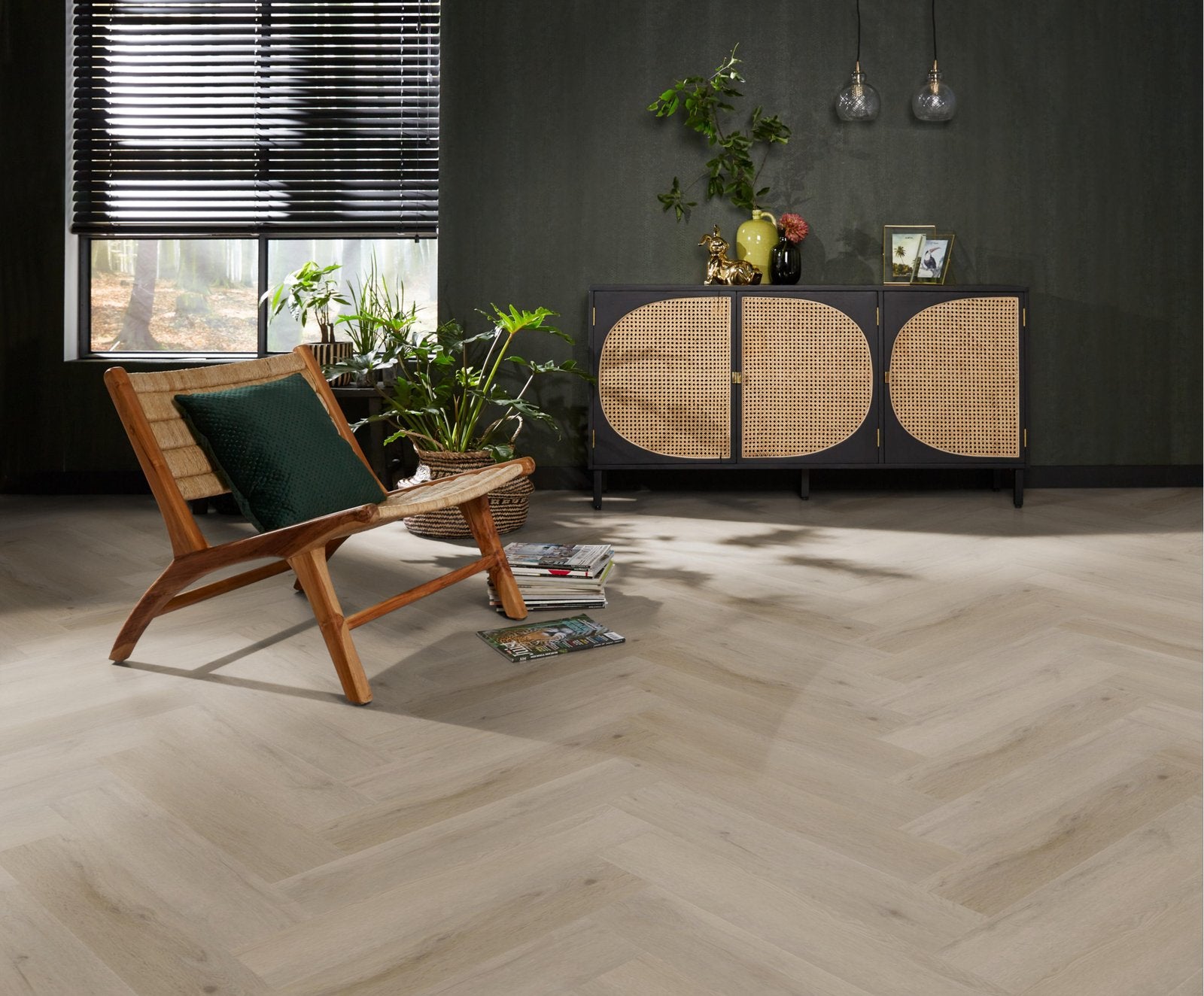 Spigato Vivero visgraat click SRC light oak sfeer