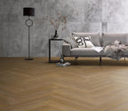 Spigato Vivero visgraat click SRC dark oak sfeer