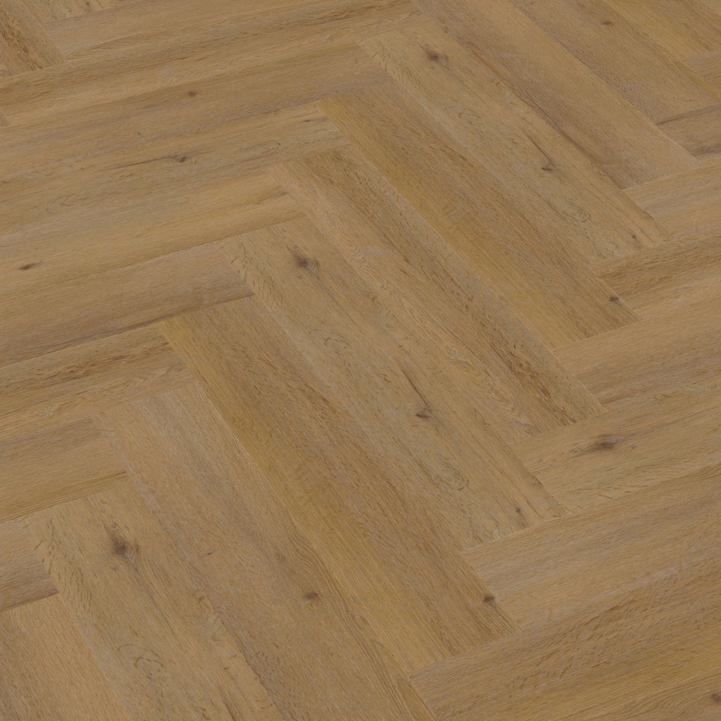 Spigato Vivero visgraat click SRC dark oak 3D