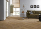 Spigato Vivero visgraat click SRC dark oak sfeer