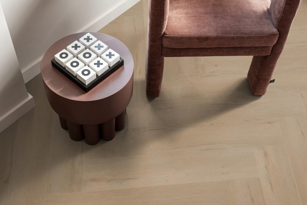 Spigato Vivero visgraat click SRC beige sfeer