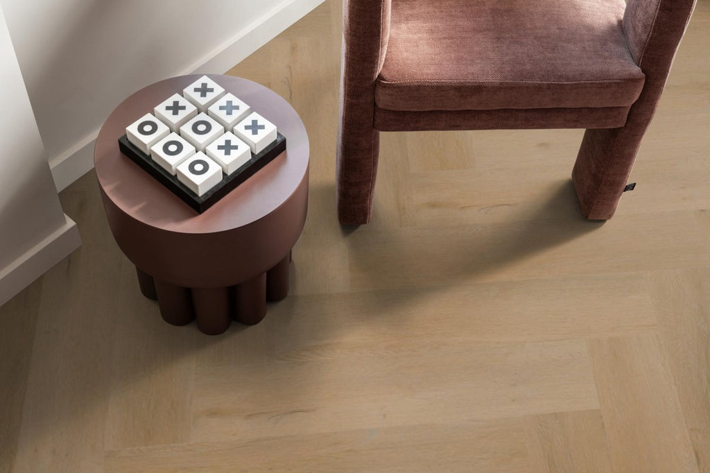 Spigato Vivero visgraat click SRC warm oak sfeer