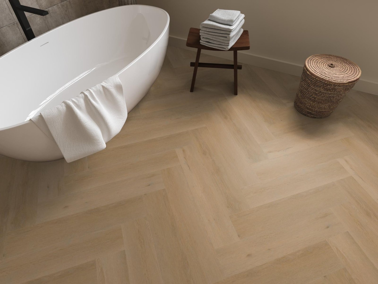 Spigato Vivero visgraat click SRC warm oak sfeer
