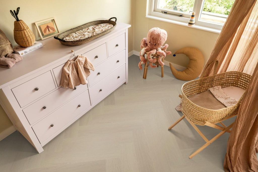 Spigato Estino visgraat dryback beige sfeer