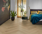 Spigato Estino visgraat dryback warm oak sfeer