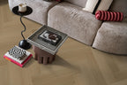 Spigato Estino visgraat dryback warm oak sfeer
