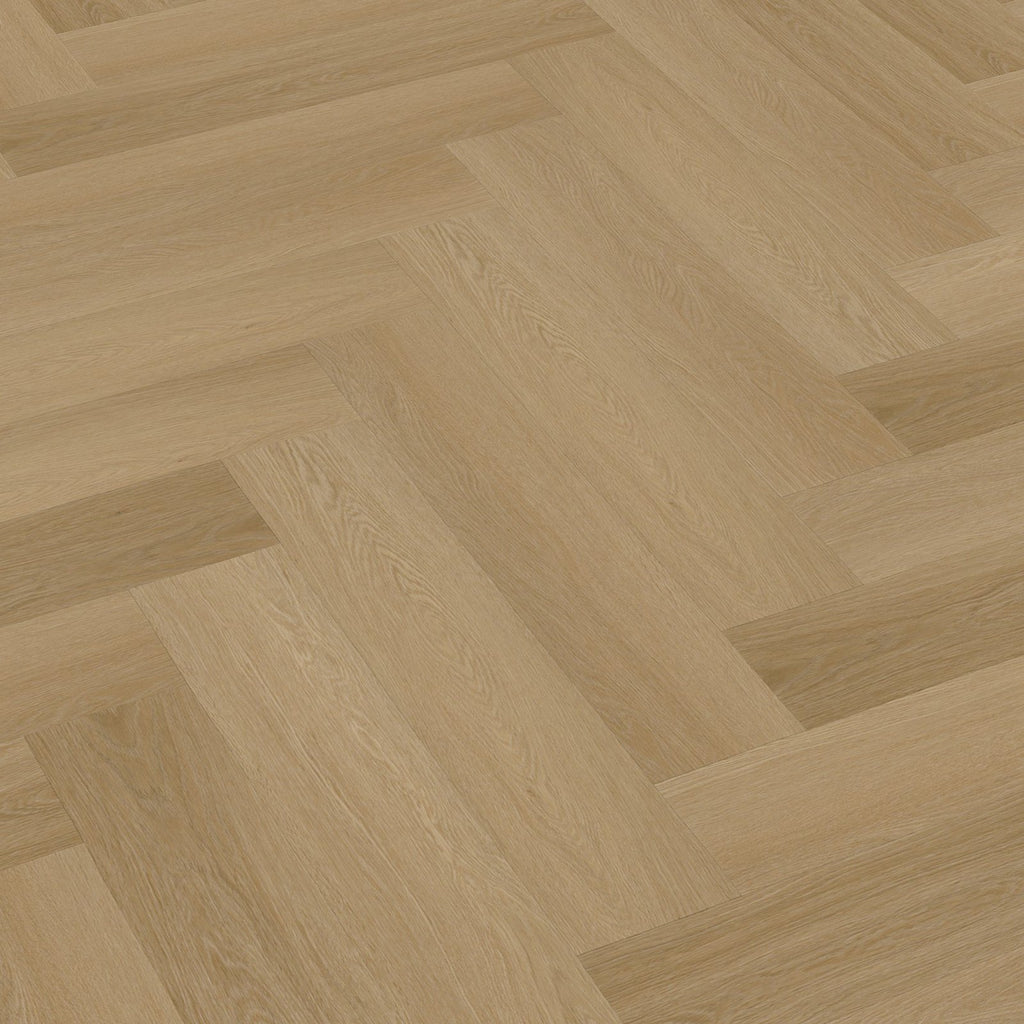 Spigato Estino visgraat dryback warm oak 3D
