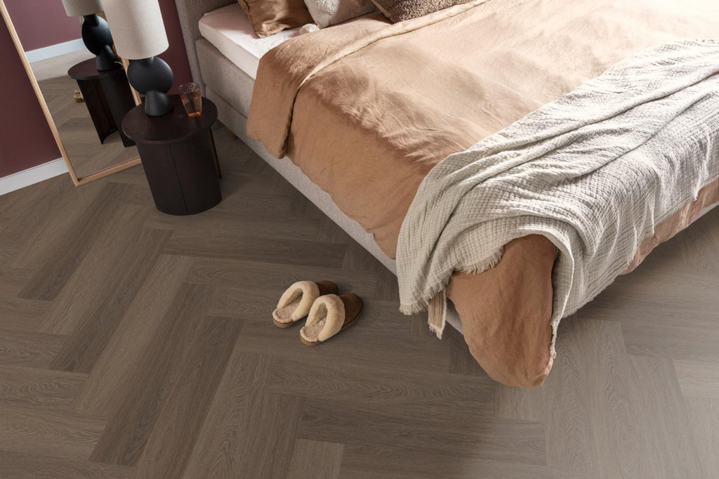 Spigato Estino visgraat dryback brown sfeer