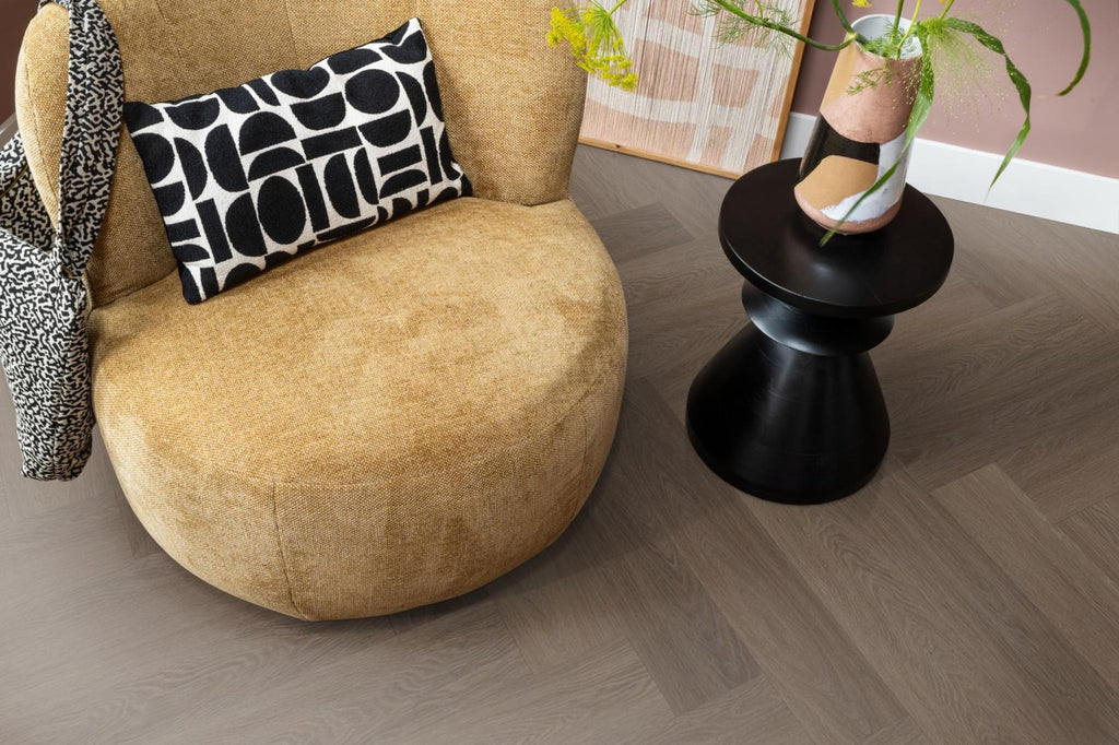 Spigato Estino visgraat dryback brown sfeer