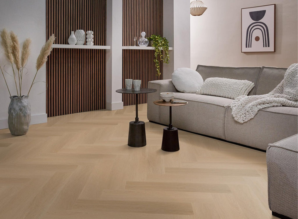 Spigato Estino visgraat click SRC dark oak sfeer