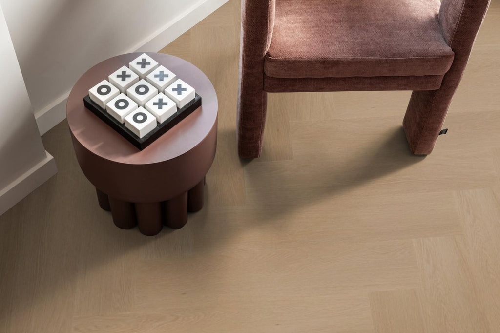 Spigato Estino visgraat click SRC dark oak sfeer