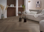 Spigato Estino visgraat click SRC brown sfeer