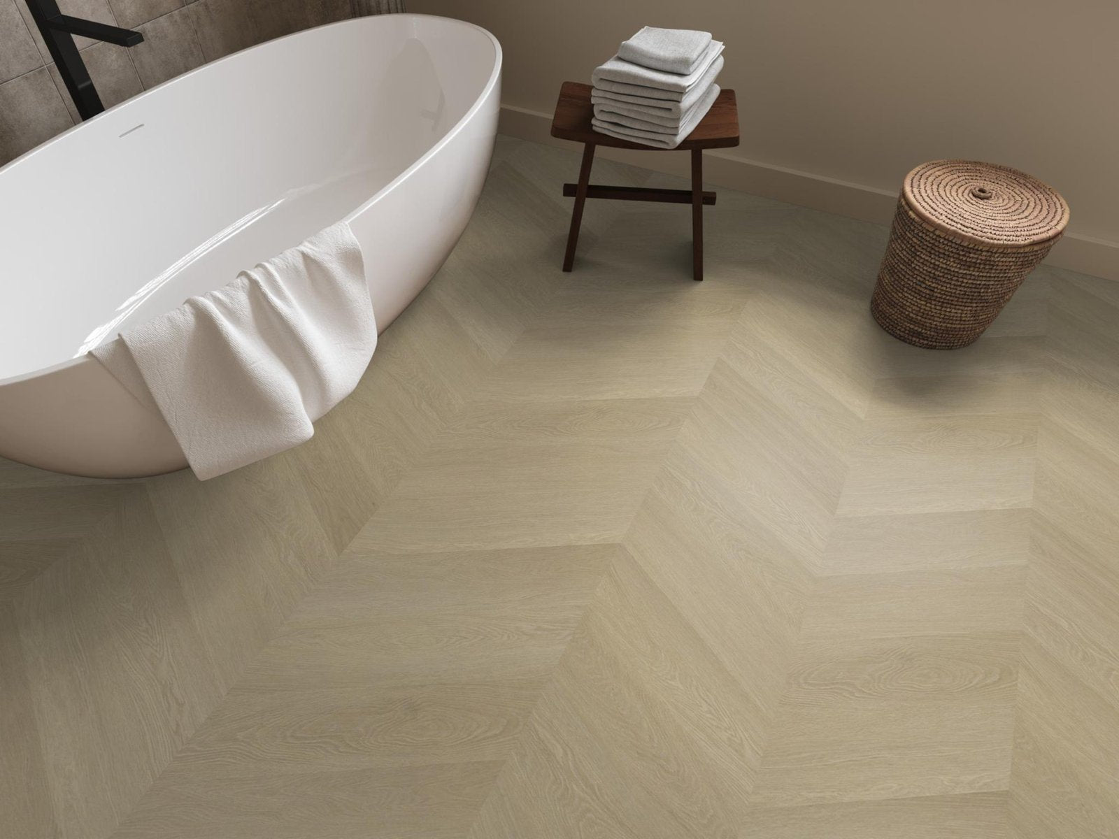 Spigato Estino hongaarse punt dryback natural oak sfeer