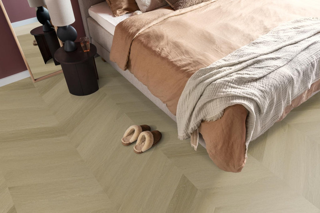Spigato Estino hongaarse punt dryback warm oak sfeer