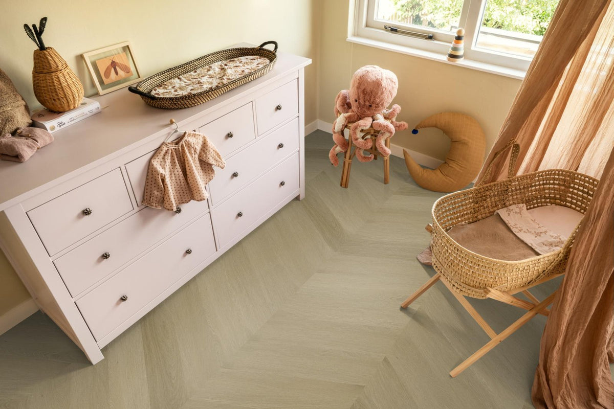 Spigato Estino hongaarse punt dryback warm oak sfeer