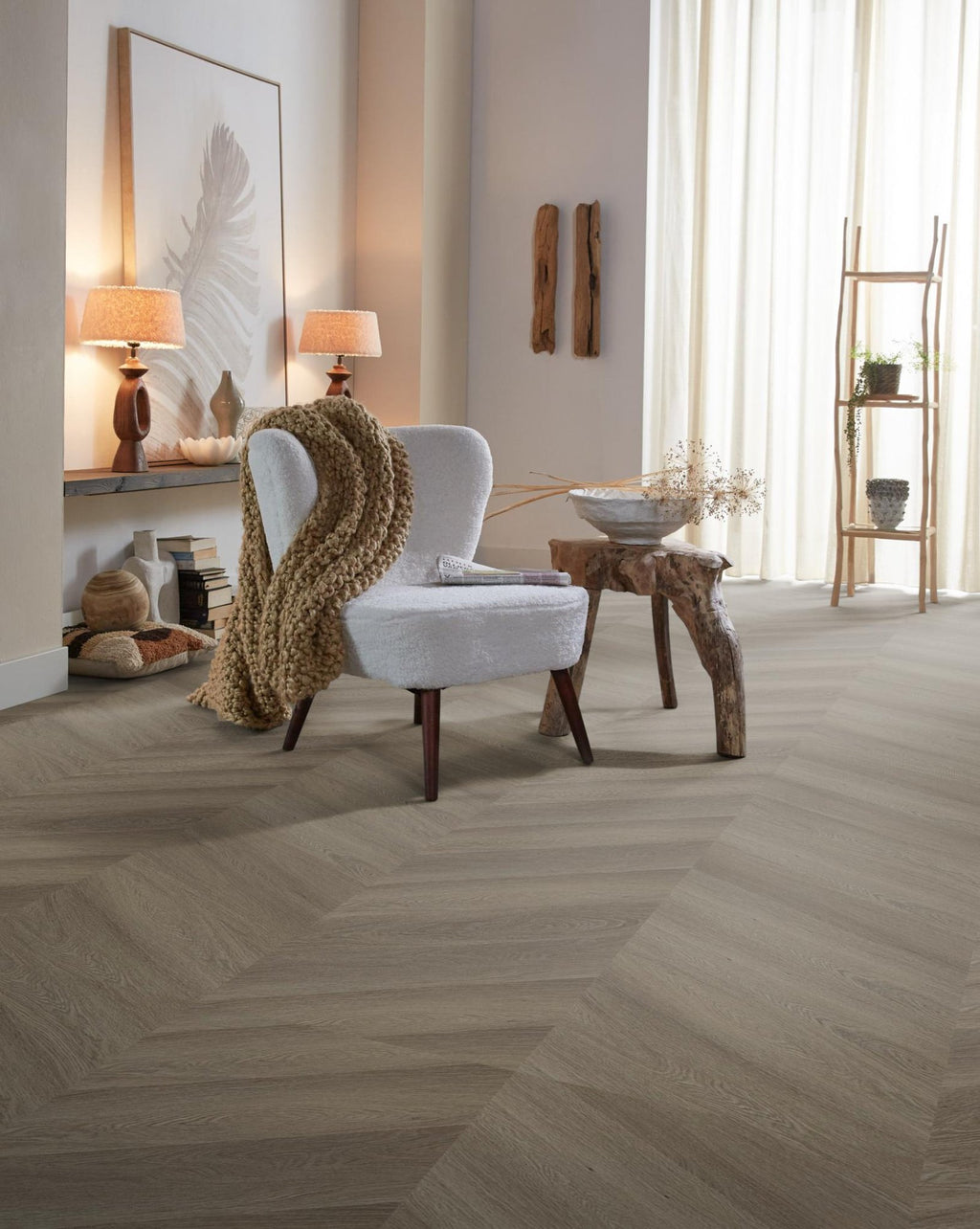 Spigato Estino hongaarse punt dryback brown sfeer