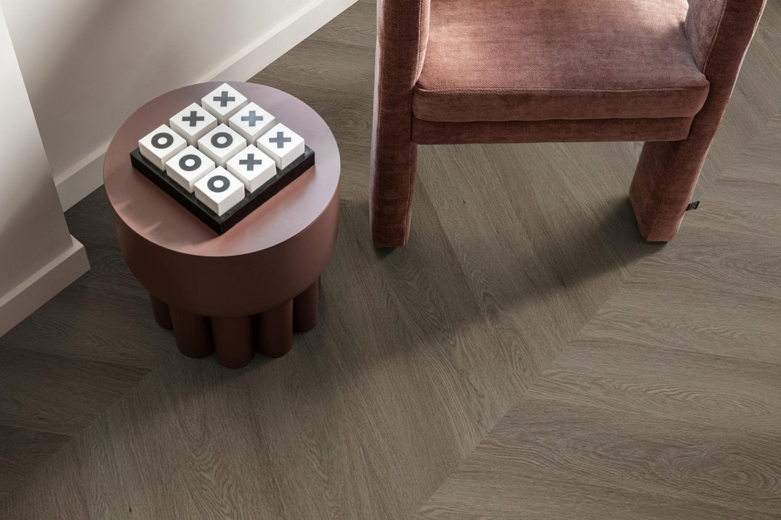 Spigato Estino hongaarse punt dryback brown sfeer