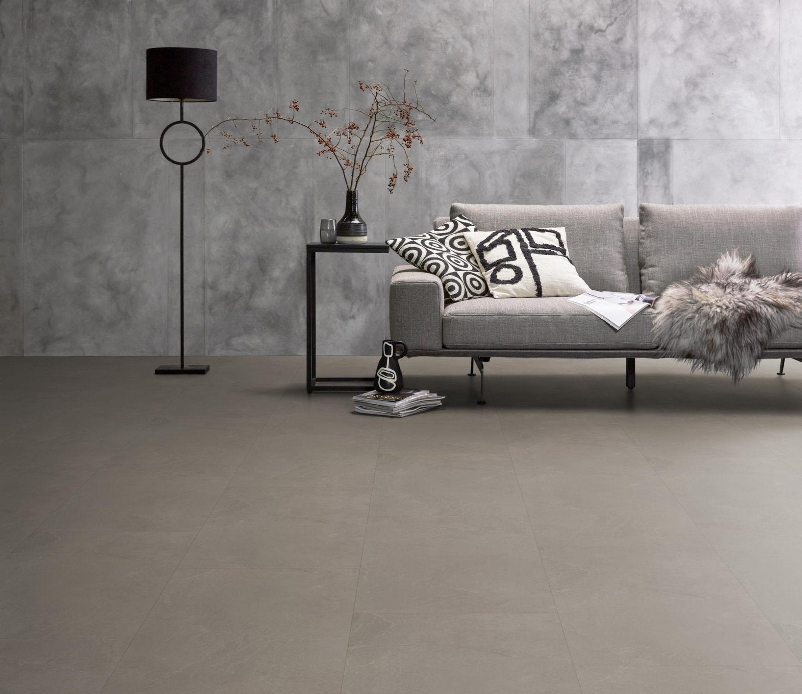 Noveno dryback warm grey sfeer