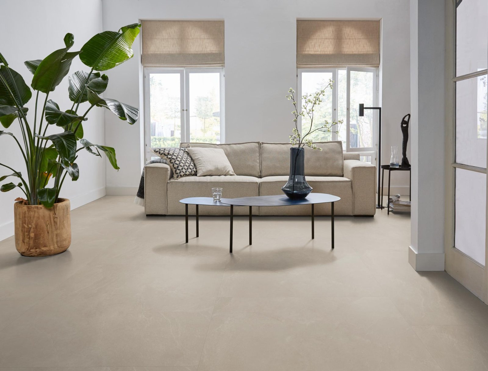 Noveno xl dryback warm beige sfeer