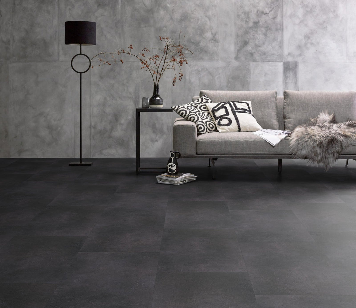Sarino dryback anthracite sfeer