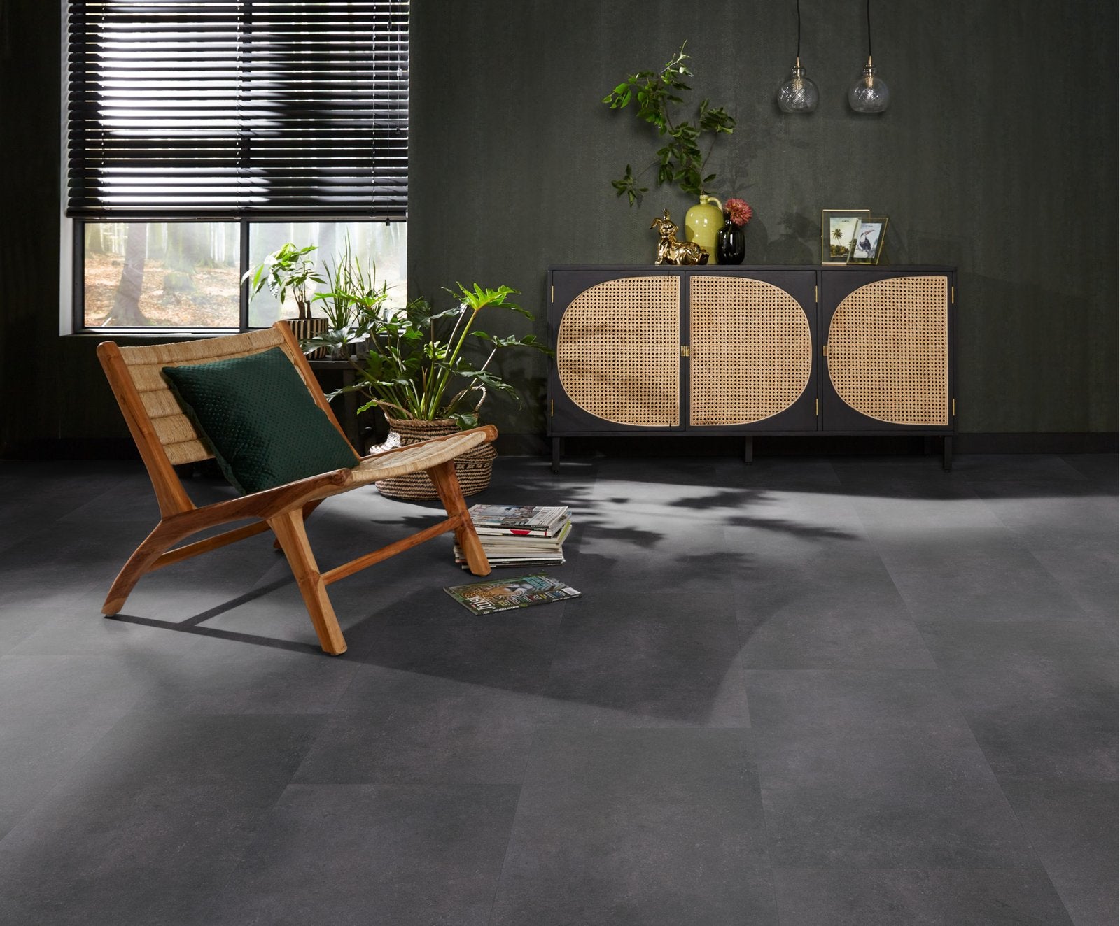 Sarino dryback anthracite sfeer