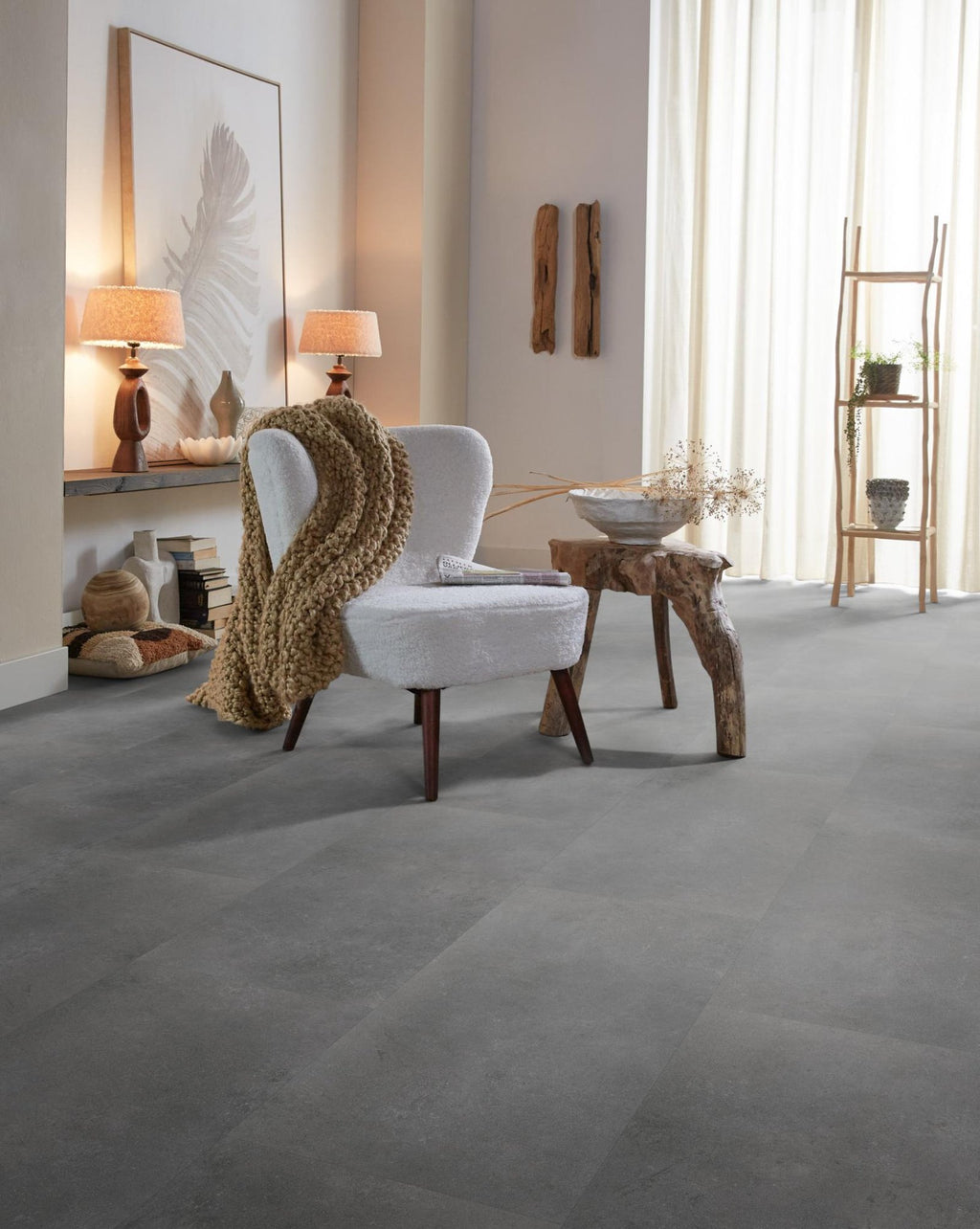 Sarino dryback dark grey sfeer