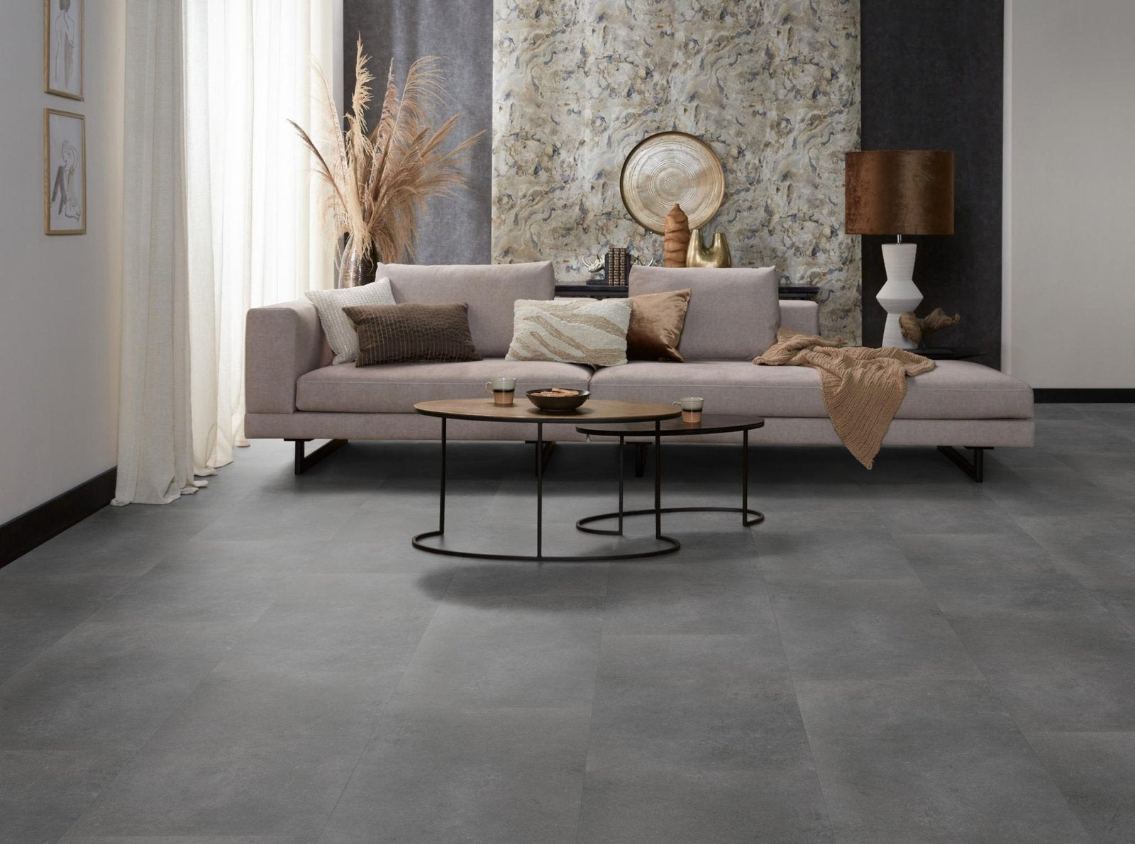 Sarino dryback dark grey sfeer