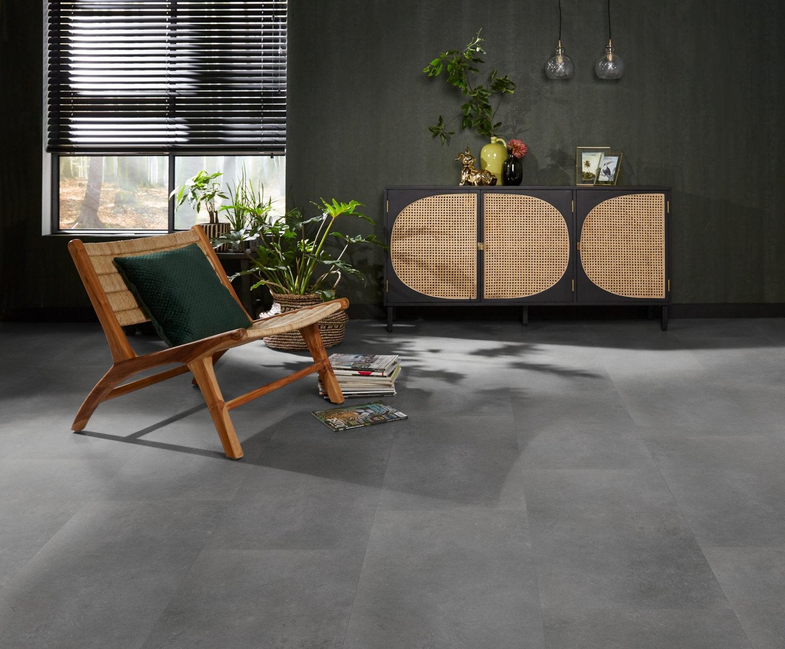 Sarino dryback dark grey sfeer