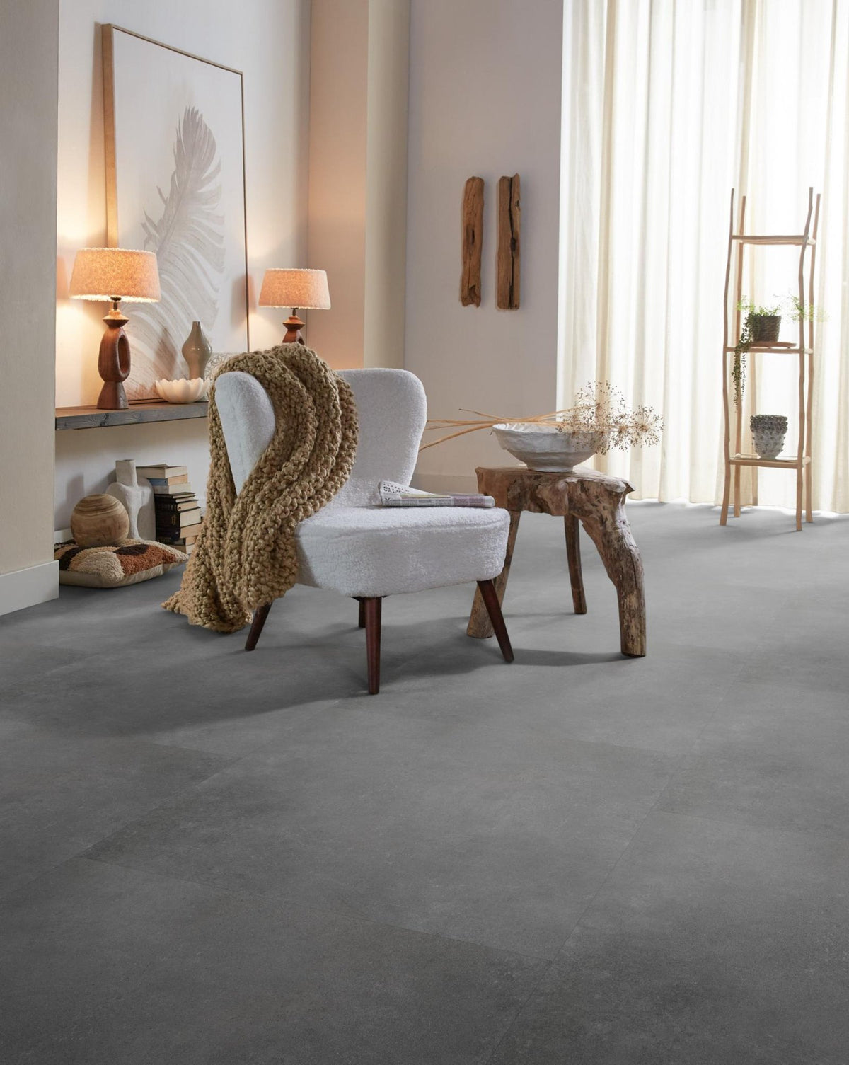 Sarino xl dryback dark grey sfeer