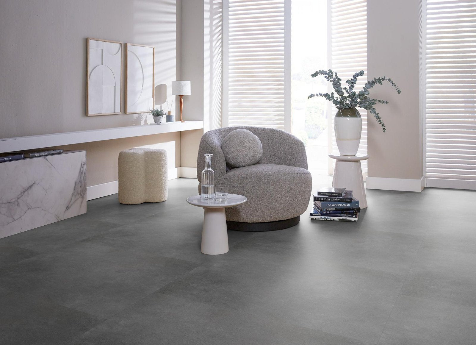 Sarino xl dryback dark grey sfeer