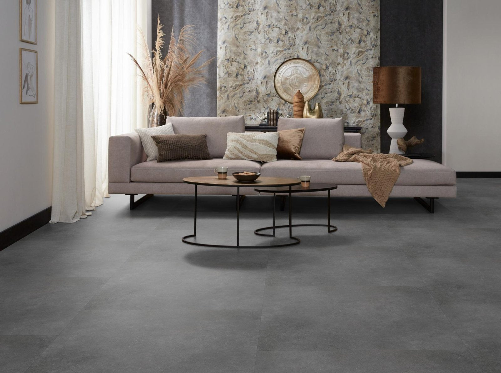 Sarino xl dryback dark grey sfeer