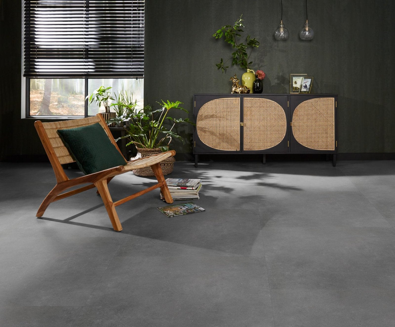Sarino xl dryback dark grey sfeer